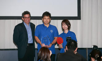 卓球ロボットは「米国メディアパネルイノベーションアワード」グランプリを受賞しました